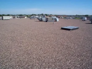 built-up commercial roof