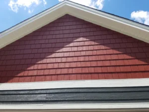 photo of red siding for home